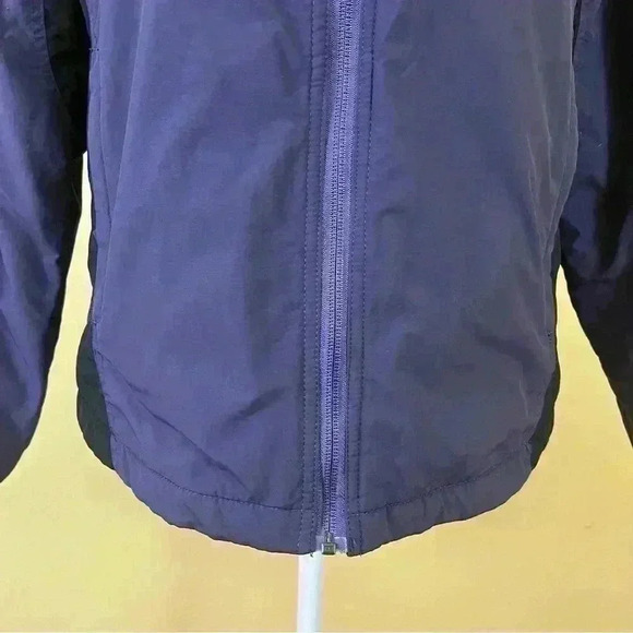 L.L. Bean Vintage Purple Mid Weight Insulated Fleece Lined Zip Coat Size M - Picture 9 of 12